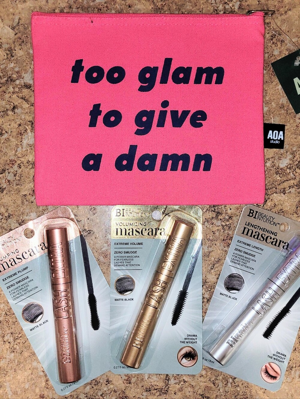 Beauty Intuition Mascara Trio with Glam Bag